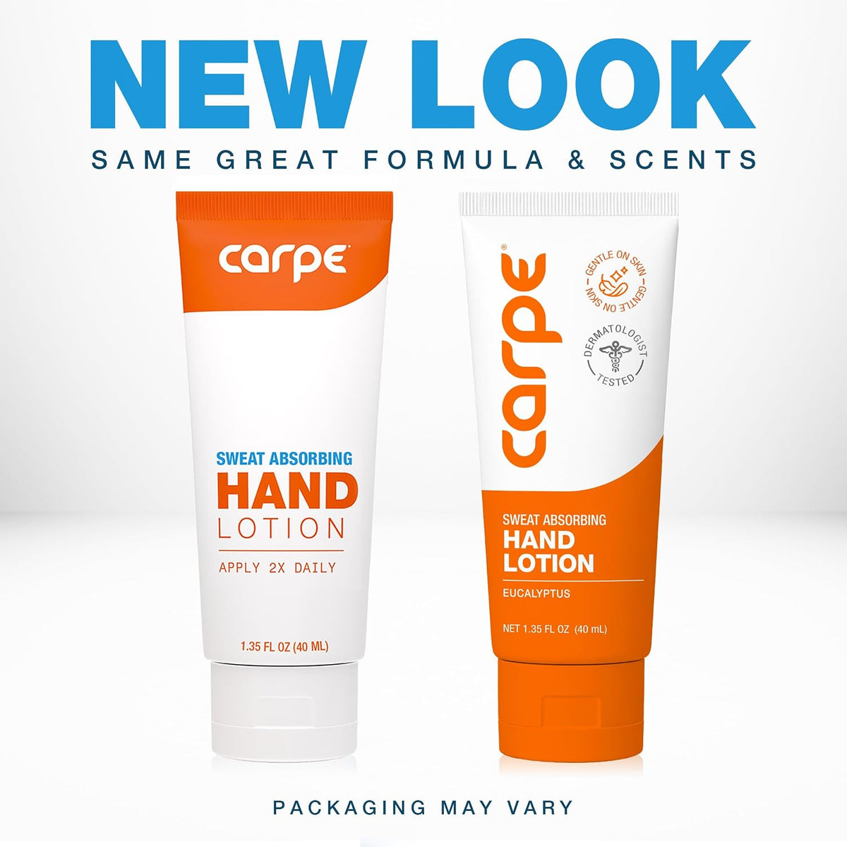 Carpe Sweat Absorbing Hand Lotion, Eucalyptus - Fights Hand Sweat