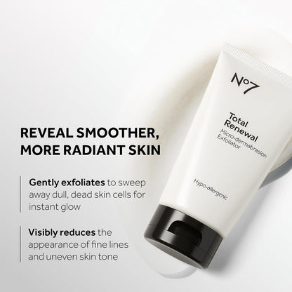 No7 Microdermabrasion Total Renewal Face Scrub, 2.5 Oz