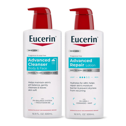Eucerin Advanced Repair Body Cream, Urea Enriched, 8 OZ