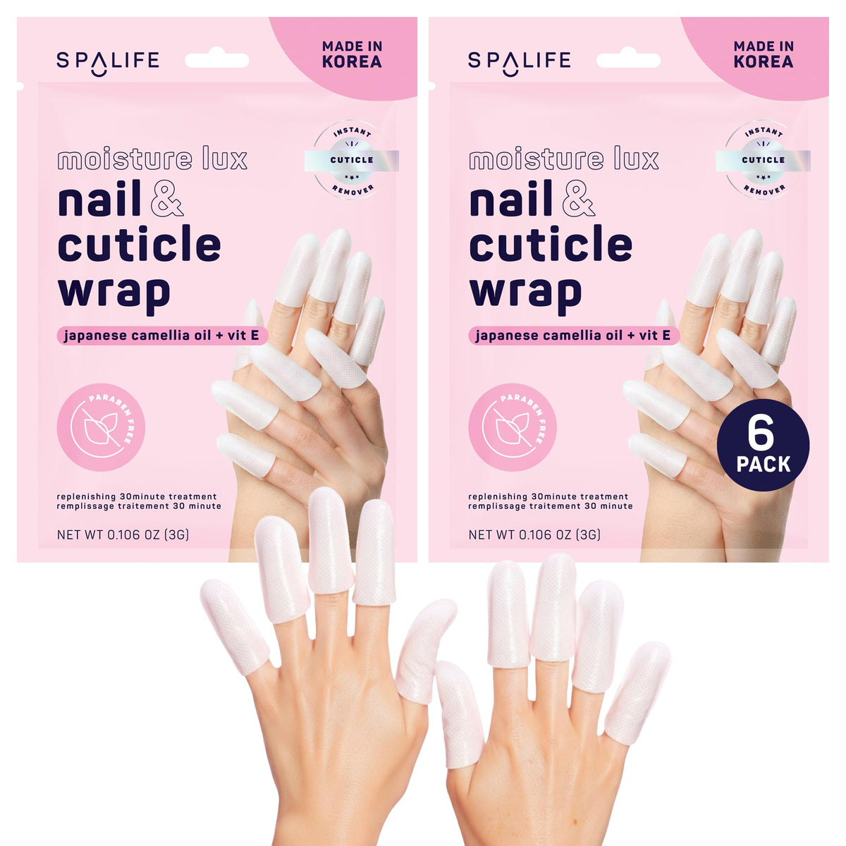 SpaLife Moisturizing Hand Gloves & Foot Mask Socks | Korean Skincare Set for Dry Cracked Hands & Dry Cracked Feet Callus Remover Alternative | Self Care Gifts for Women | 4 Hand, 4 Foot