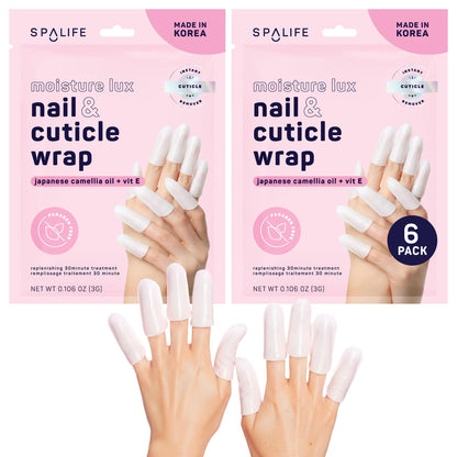 SpaLife Moisturizing Hand Gloves & Foot Mask Socks | Korean Skincare Set for Dry Cracked Hands & Dry Cracked Feet Callus Remover Alternative | Self Care Gifts for Women | 4 Hand, 4 Foot