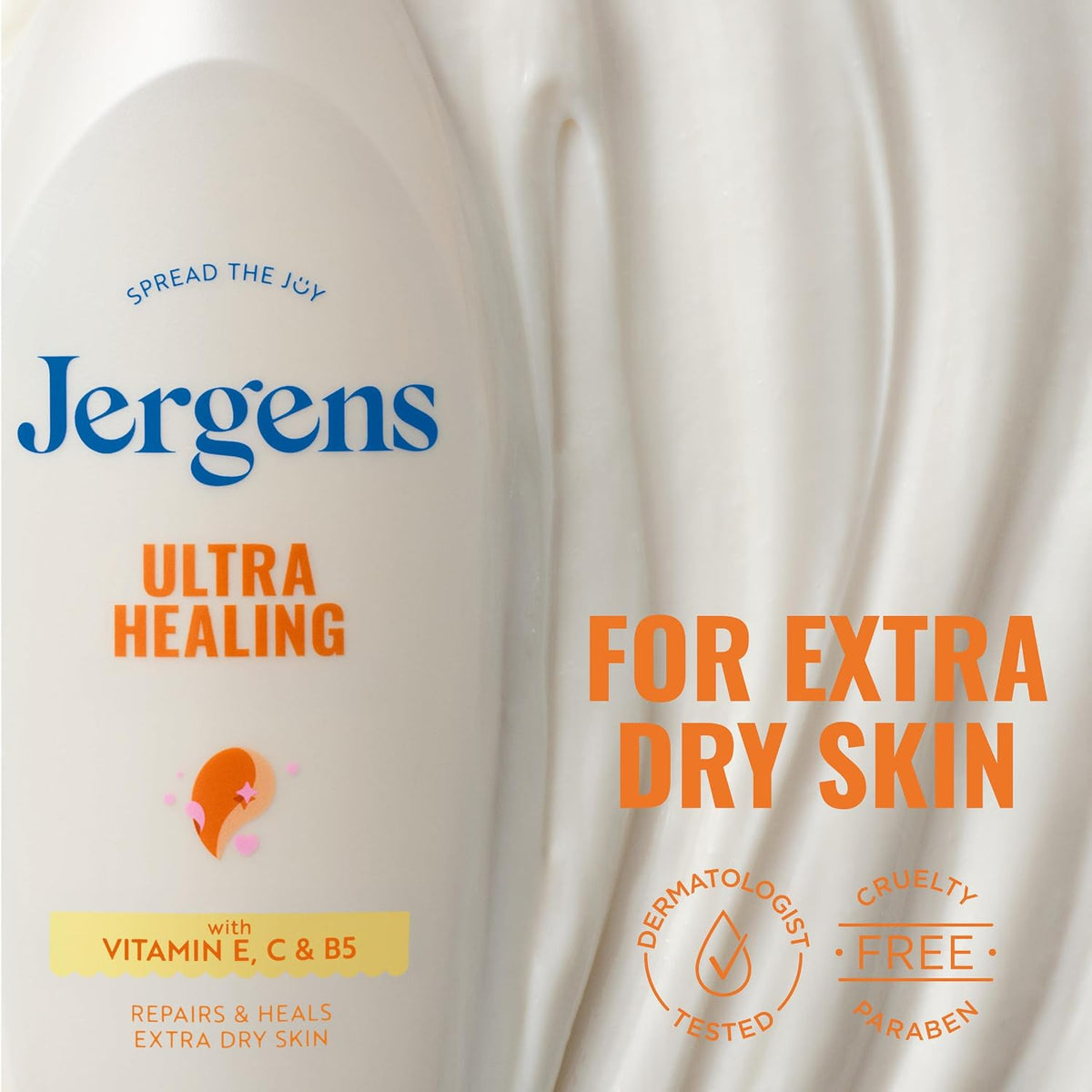 Jergens Ultra Healing Body Lotion, Moisturizer for Dry Skin, 1 fl oz, 24 pk