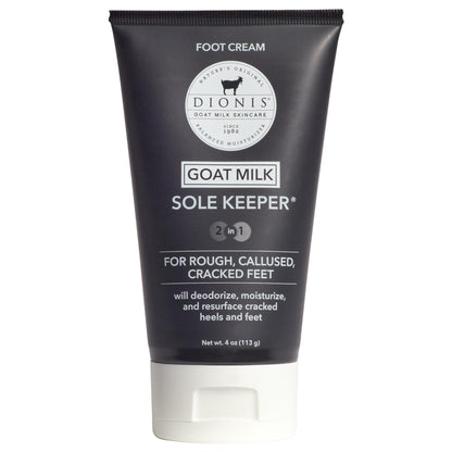 Dionis Goat Milk Hand Cream & Sole Keeper Foot Cream, Unscented, 1 oz Each