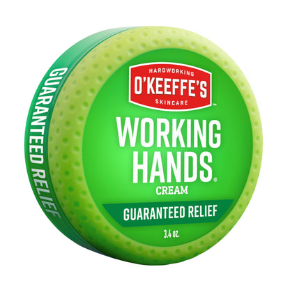 O'Keeffe's Working Hands Hand Cream, 3.4 oz Jar, 1 Pack for Extreme Dryness