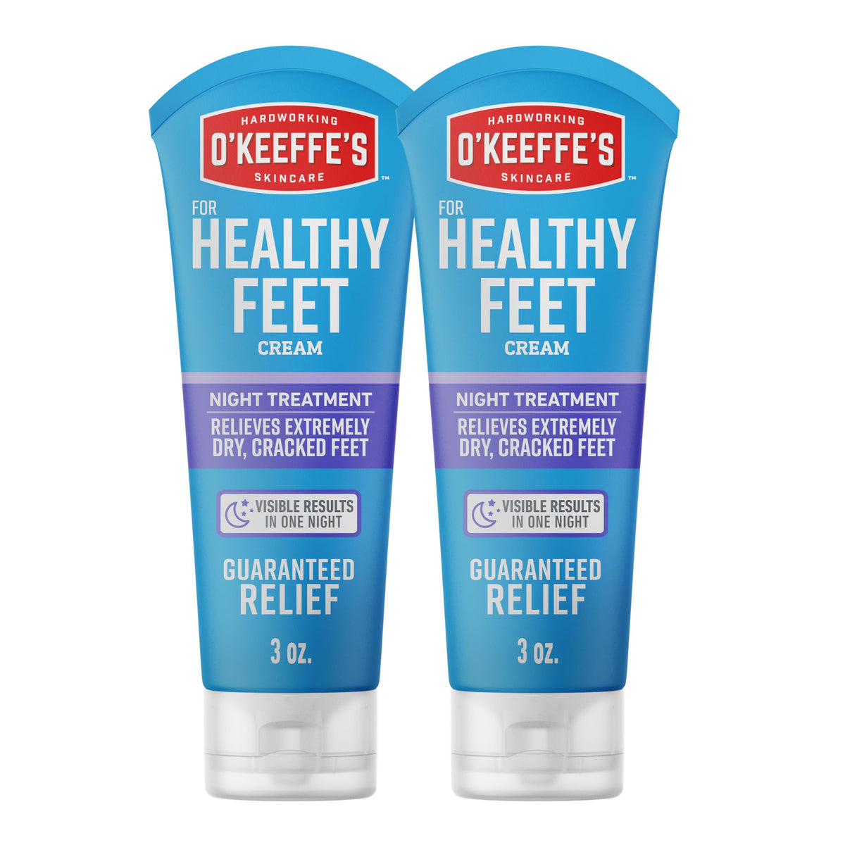 OKeeffes for Healthy Feet Night Treatment Foot Cream, 7 oz Tube