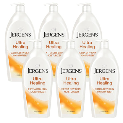 Jergens Ultra Healing Body Lotion, Moisturizer for Dry Skin, 1 fl oz, 24 pk
