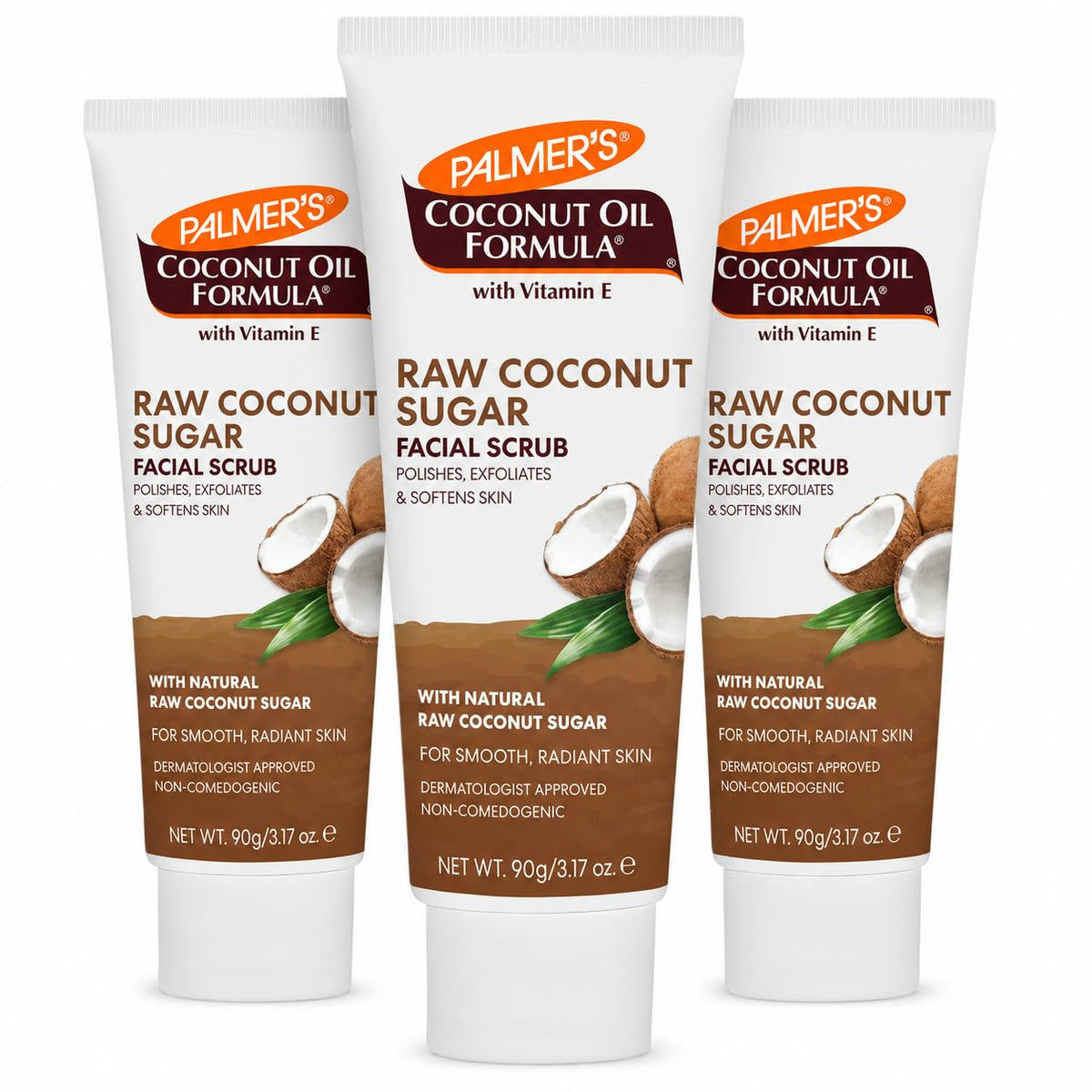Palmer's Coconut Sugar Facial Scrub Exfoliator with Chamomile (3.17 Oz)
