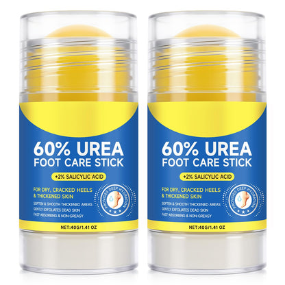 60% Urea 2% Salicylic Acid Foot Care Stick for Dry Cracked Feet, -1.41oz