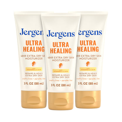 Jergens Ultra Healing Body Lotion, Moisturizer for Dry Skin, 1 fl oz, 24 pk