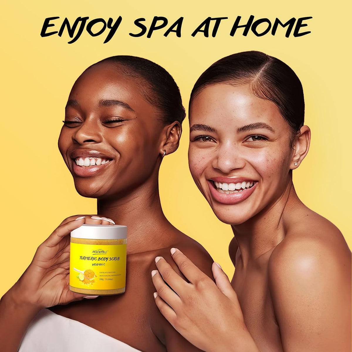 Turmeric Vitamin C Body Scrub Remove Dead Skin Exfoliating for Dark Spots