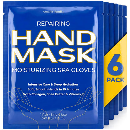 Hand Mask – Moisturizing Gloves for Dry Cracked Hands, Deep Collagen Care