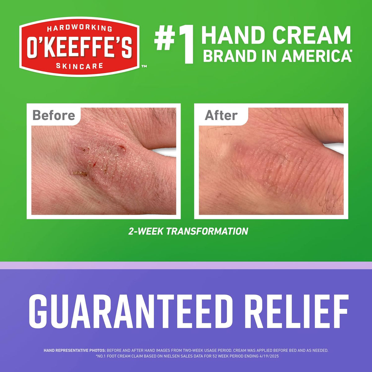 O'Keeffe's Night Treatment Combo Pack Including Working Hands Night Hand Cream, Healthy Feet Night Foot Cream and Lip Repair Night Lip Balm; Gift Idea