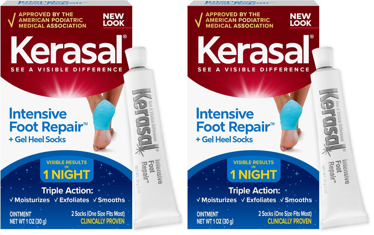 Kerasal Intensive Foot Repair Ointment, Smooth Rough Feet, 1 oz