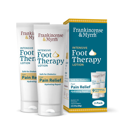 Frankincense & Myrrh Intensive Foot Therapy Lotion, Diabetic Relief, 3 oz
