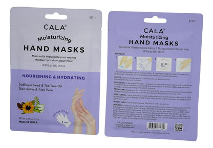 Cala Moisturizing hand masks 3 count, 3 Count