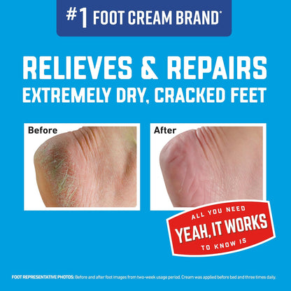 O'Keeffe's Healthy Feet Foot Cream, 3.2 oz Jar, 1-Pack For Extreme Dryness