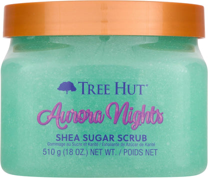 Tree Hut Shea Sugar Scrub, Aurora Nights, 18 oz