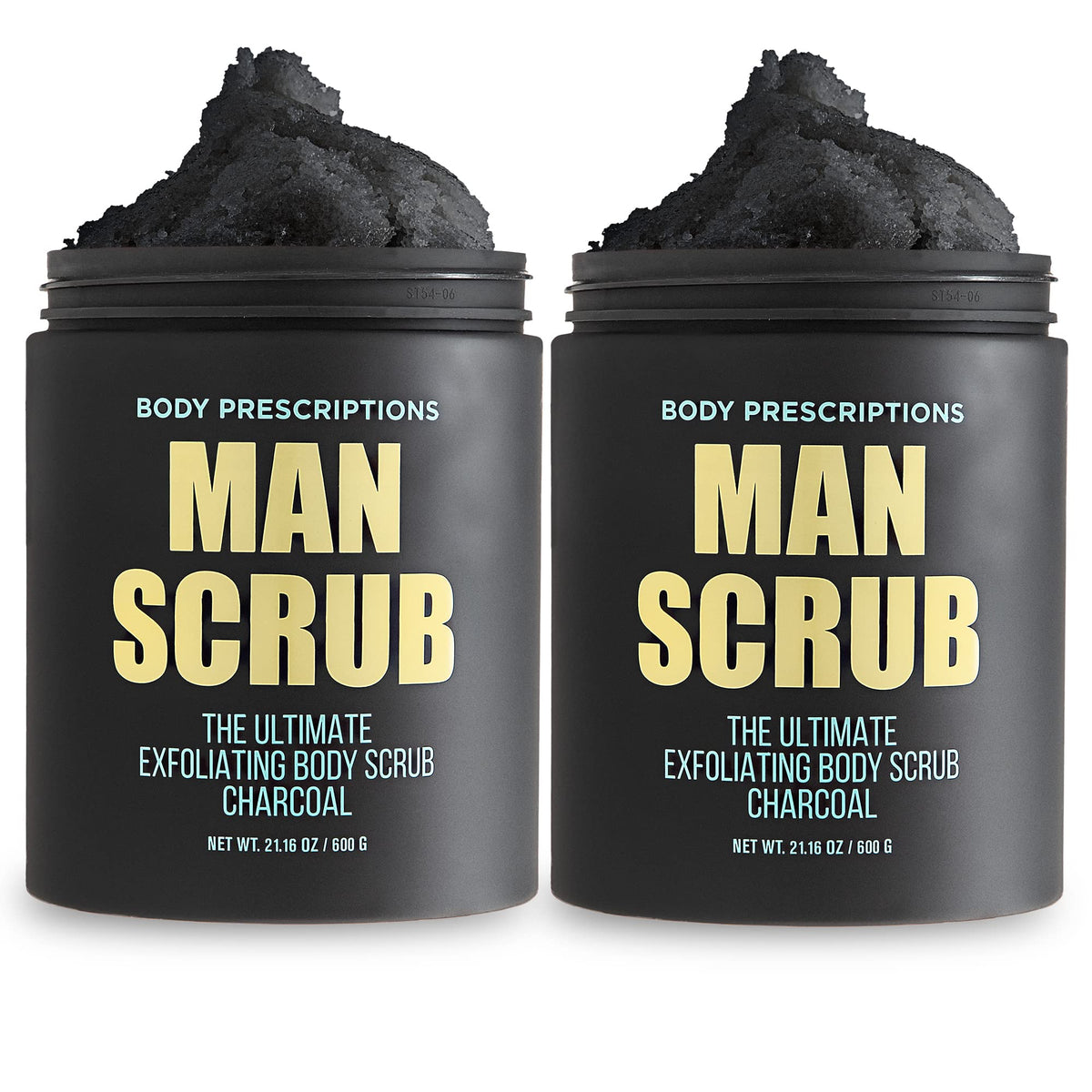Body Prescriptions Men’s Exfoliating Body Scrub – Ultimate Skin Cleansing Wash in Jar with Twist-Top Lid, For All Skin Types, 21 Ounce (Pack of 1), Cedarwood