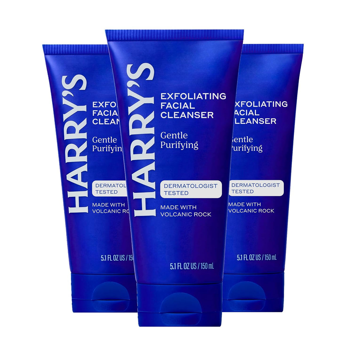 Harry's Exfoliating Face Wash for Men - 5.1 fl oz (3 Pack)
