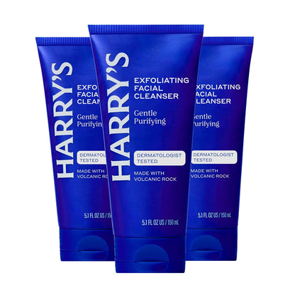 Harry's Exfoliating Face Wash for Men - 5.1 fl oz (3 Pack)