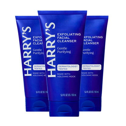 Harry's Exfoliating Face Wash for Men - 5.1 fl oz (3 Pack)