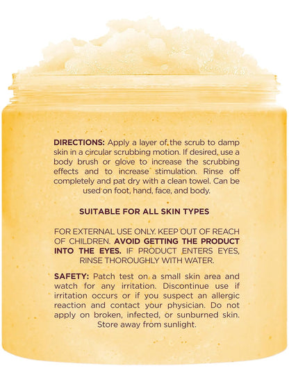 Brooklyn Botany Peach Bellini Honey Sugar Scrub - 10 oz