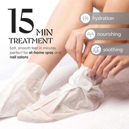 Innerest Original Derma Beauty Foot Mask 12 Pairs Shea Butter + Avocado Foot Mask - Foot Masks after Callus Remover Pedicure Supplies