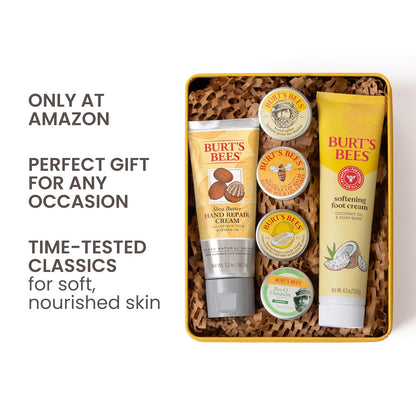 Burt's Bees Classics Gift Set, 6 Products in Giftable Tin