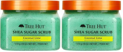 Tree Hut Body Scrub for Women, Pink Hibiscus, 18 Oz