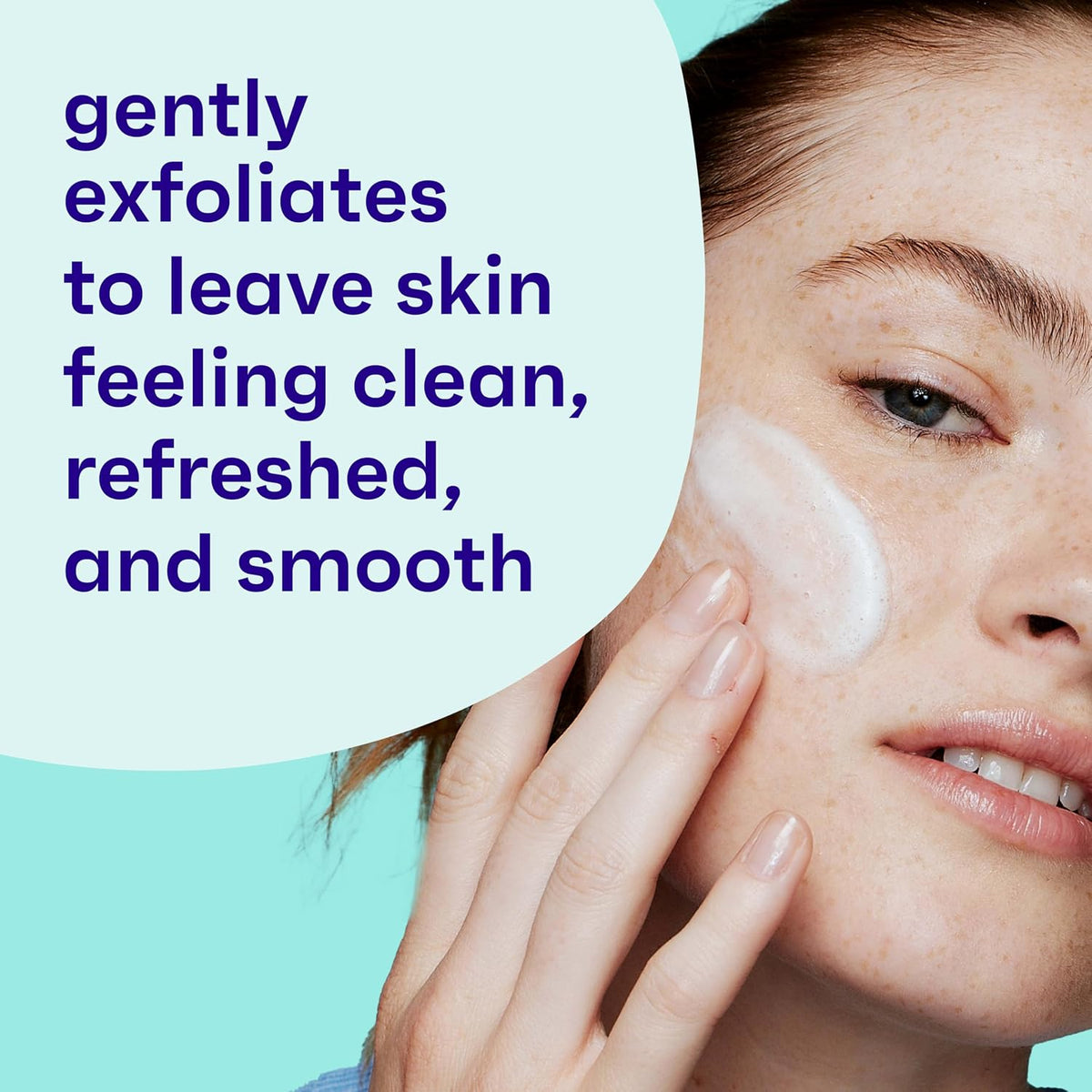 Clean & Clear Oil-Free Deep Action Exfoliating Facial Cleanser, 7 fl oz