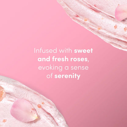 Dove Himalayan Salt & Rose Oil Body Scrub Exfoliates and Deeply 15 oz