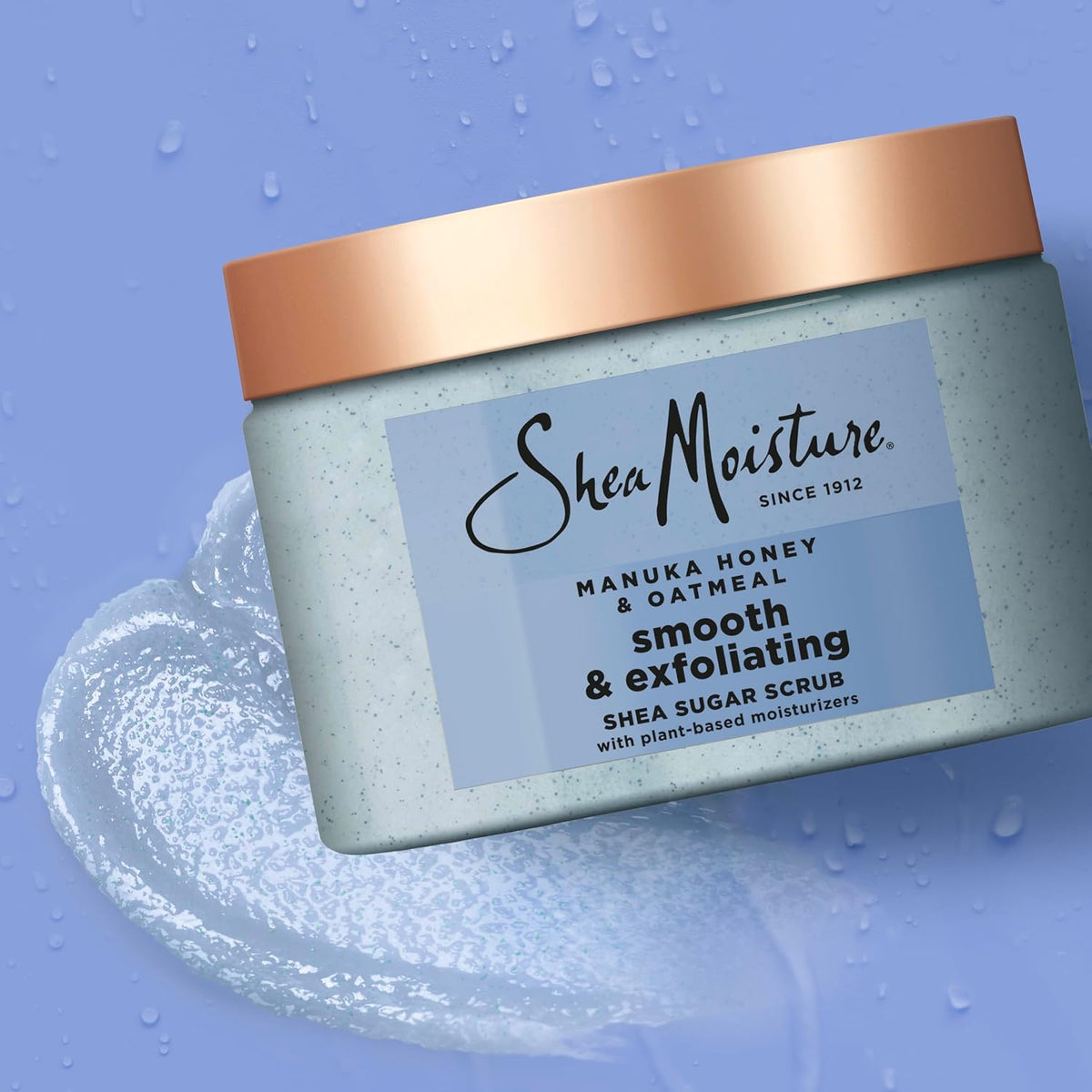 SheaMoisture Shea Sugar Body Scrub Manuka Honey Oatmeal 12 oz