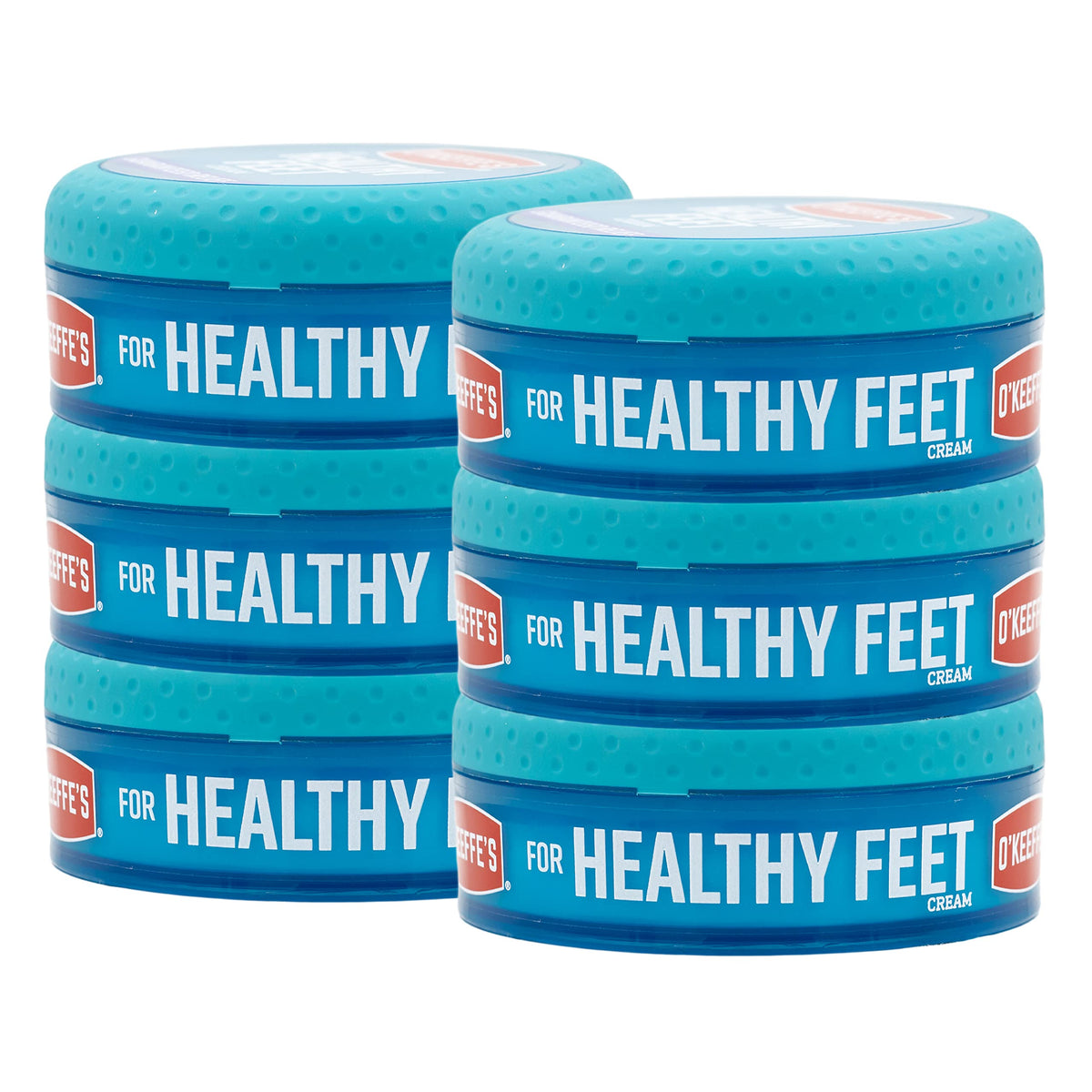 O'Keeffe's for Healthy Feet Foot Cream - 3.2 oz Jar (2 Pack) - Guaranteed Relief for Extremely Cracked, Dry Feet, Repairing Skincare, Instantly Boosts and Retains Moisture Levels