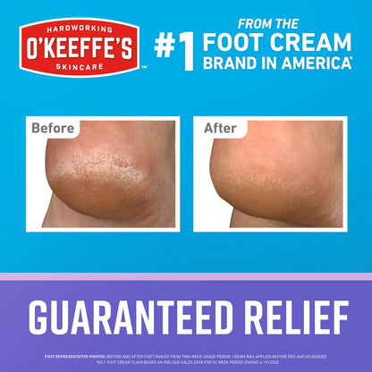 O'Keeffe's Night Treatment Combo Pack Including Working Hands Night Hand Cream, Healthy Feet Night Foot Cream and Lip Repair Night Lip Balm; Gift Idea
