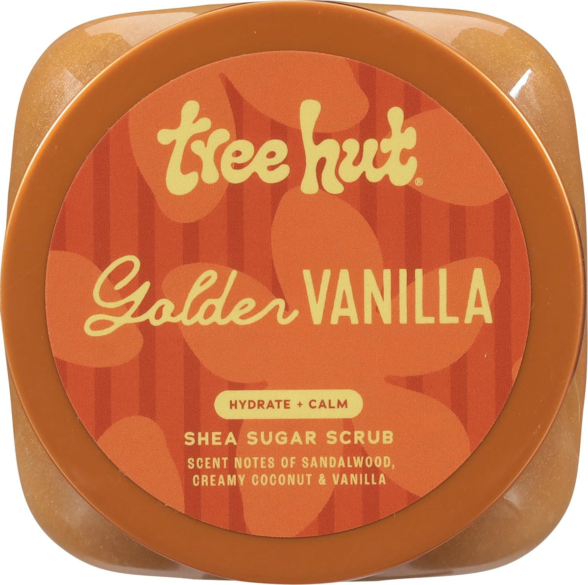 Tree Hut Body Scrub, Golden Vanilla, 18 Oz