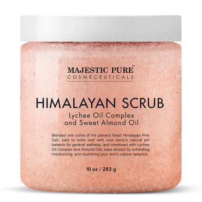 Majestic Pure Himalayan Salt Body Scrub, 10 Oz