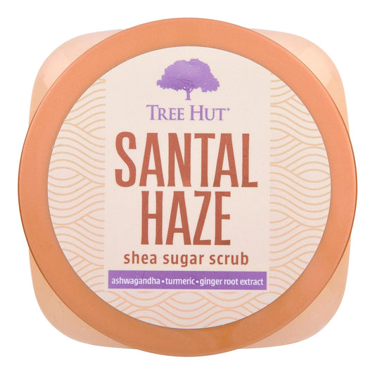 Tree Hut Body Scrub, Santal Haze, 18 Oz