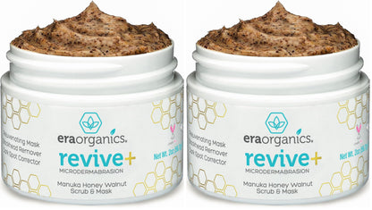 Manuka Honey Exfoliating Facial Scrub - Microdermabrasion Face Exfoliant