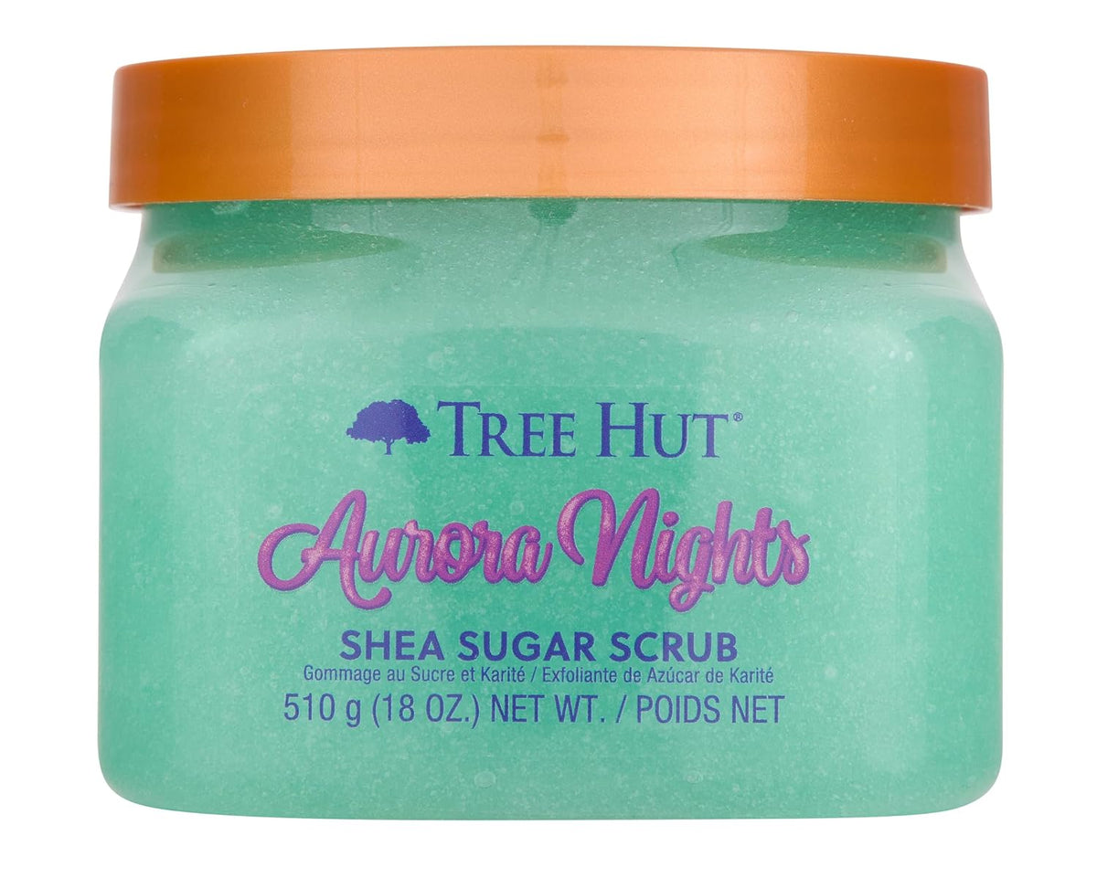 Tree Hut Shea Sugar Scrub, Aurora Nights, 18 oz
