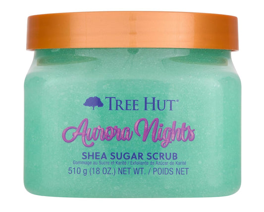 Tree Hut Shea Sugar Scrub, Aurora Nights, 18 oz