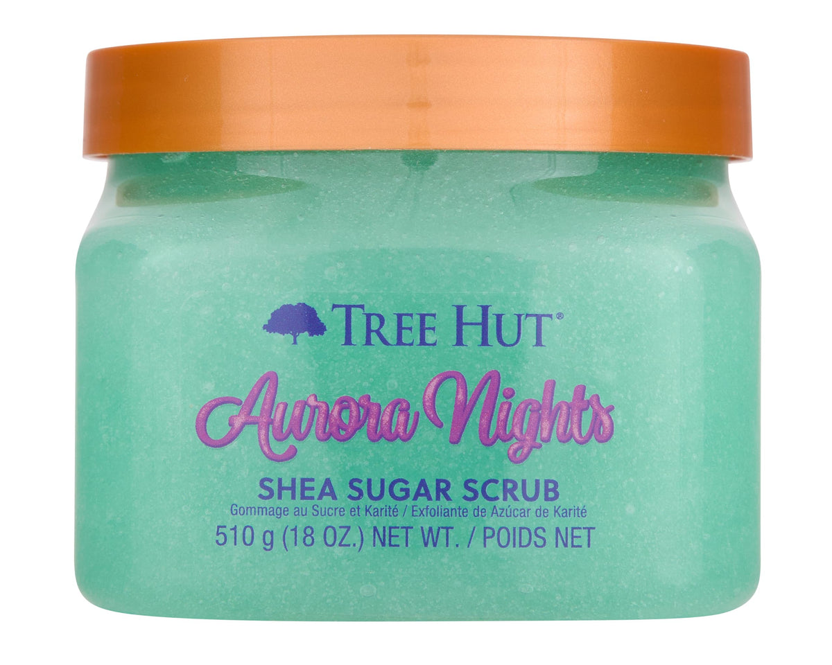 Tree Hut Shea Sugar Scrub, Aurora Nights, 18 oz