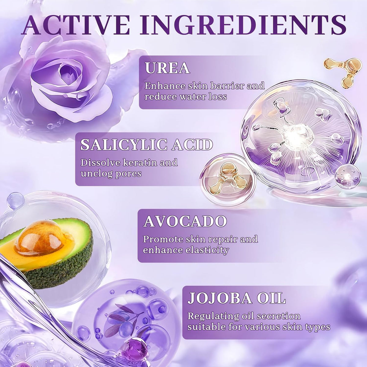 5-in-1 60% Urea Cream for Feet & 2% Salicylic Acid for Deep Hydration-150g