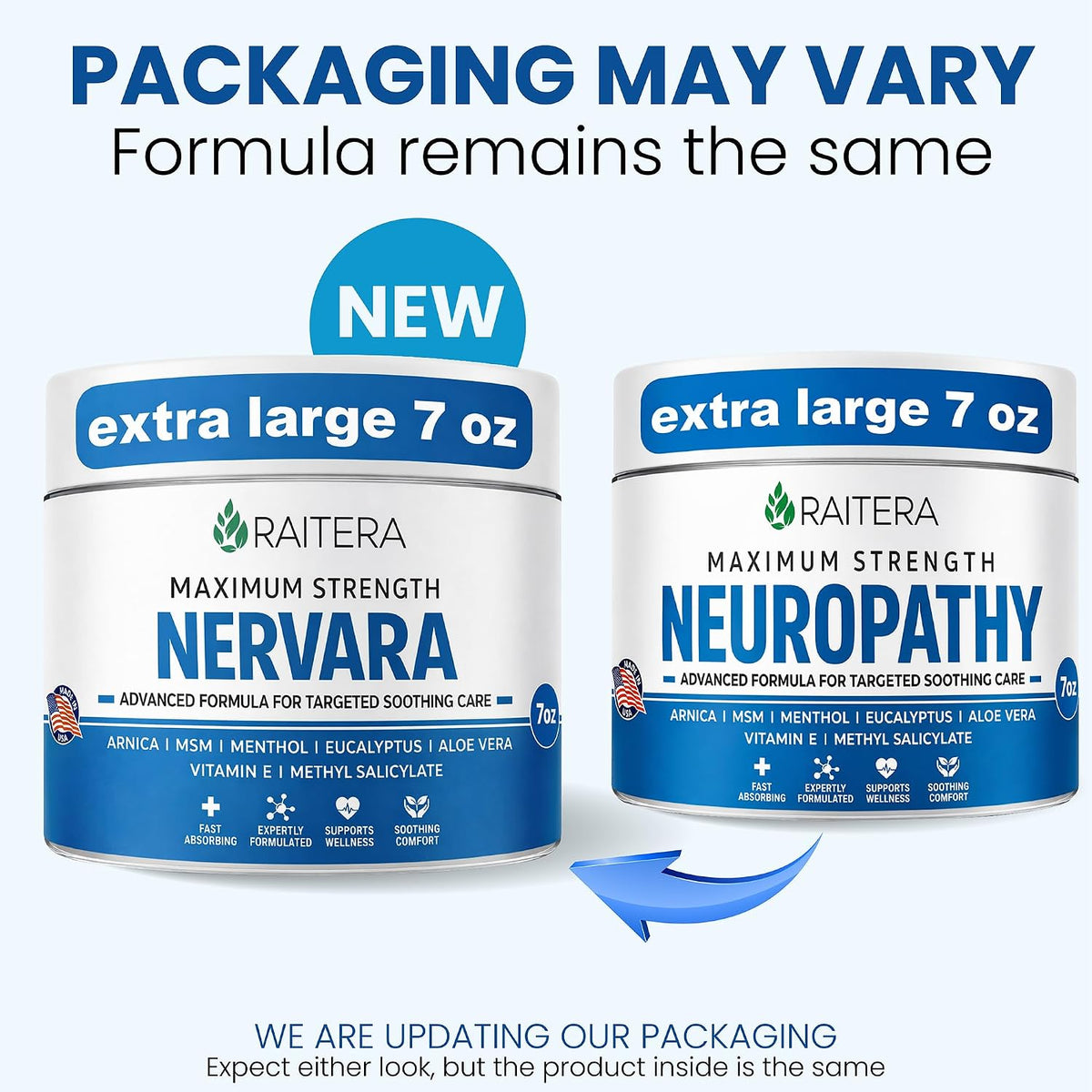 Neuropathy Nerve Cream – Maximum Strength for Feet, Hands, Legs, Toes – Advanced Cooling Non-Greasy Fast Absorbing Formula - Natural Ingredients Frankincense, Arnica, Aloe Vera, Turmeric, MSM
