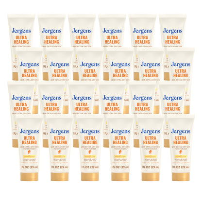Jergens Ultra Healing Body Lotion, Moisturizer for Dry Skin, 1 fl oz, 24 pk