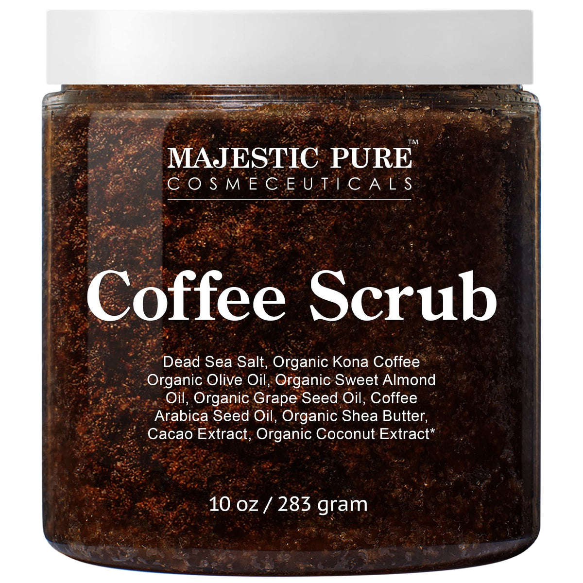 Majestic Pure Himalayan Salt Body Scrub, 10 Oz